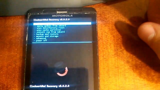 Motorola Droid X install cwm recovery смотреть онлайн