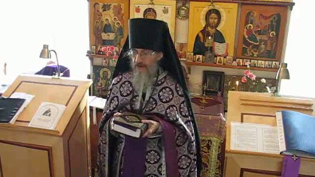 Проповедь в неделю 4-ю Великого поста 3 апреля 2011 года смотреть онлайн