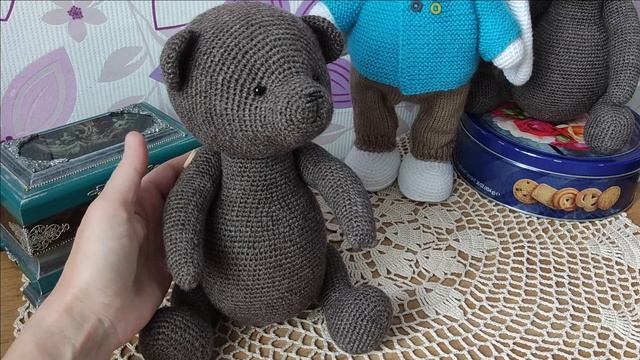 Мишки Тедди крючком. Одежда для зайки. Готовые работы смотреть онлайн