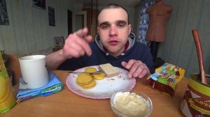 МУКБАНГ АСМР ШОКОЛАДНЫЕ ВАФЛИ / ПЕЧЕНЬЕ БАНАНОВОЕ / СГУЩЕНКА / СМЕТАНА / ЧАЙ /  ASMR Mukbang #390