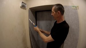 Откосы на входную дверь. МДФ панели.