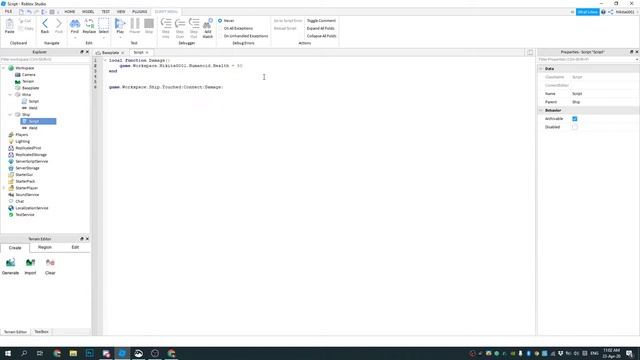 Roblox Studio. Урок 7. Изменение HP у персонажа смотреть онлайн