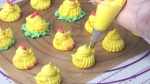 Цыплята из безе