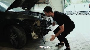 Подгонка бампера по зазорам Honda Accord 8