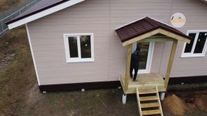 Проект одноэтажного дома 100 квадратных метров из СИП панелей.