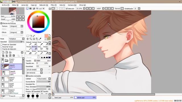 SPEED PAINT- Miraculous Ladybug- Adrien смотреть онлайн