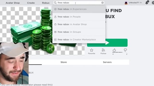 Testing FREE ROBUX Myths In Roblox!