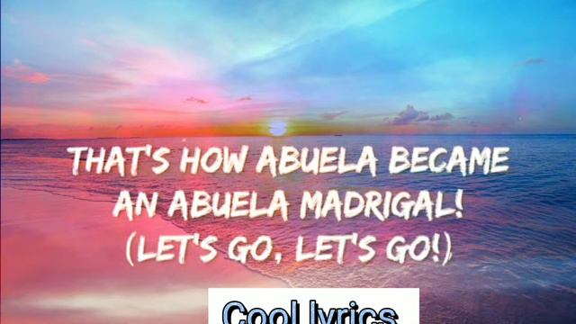 The Family Madrigal -stephanie Beatriz- Cool Lyrics
