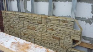 Фото видео отчёт Отделка ФАСАДА  ГАРАЖА Фасадными панелями