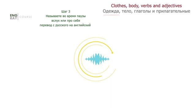 9. CLOTHES, BODY - Одежда, тело. УЧИМ И ТРЕНИРУЕМ СЛОВА ДЛЯ НАЧИНАЮЩИХ. Часть 9 смотреть онлайн