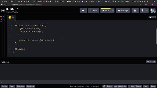 Implement Browser History Navigation | JavaScript Interview Question - 21 смотреть онлайн