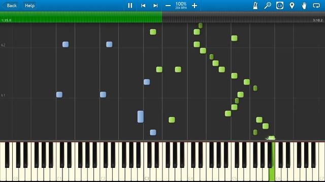 Piano Tiles 2 - Beginner Challenge (Synthesia) смотреть онлайн