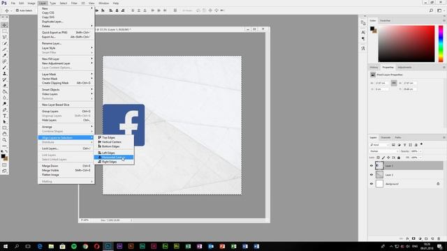 Как сделать изображение по центру в Adobe Photoshop? [УРОК] смотреть онлайн