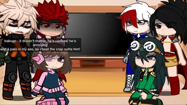 Class 1A react to Middle school Deku | angst | read warnings‼️ | lazy смотреть онлайн