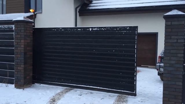 Монтаж автоматики для откатных ворот NICE RD400KCE Калининград смотреть онлайн