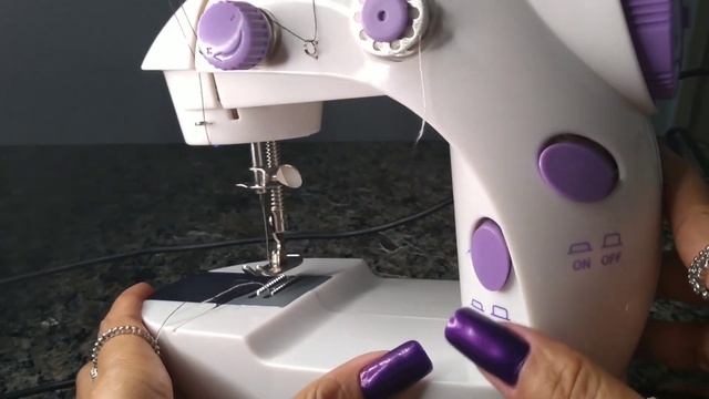 Testando: Mini máquina de costura do Shopee!!! смотреть онлайн