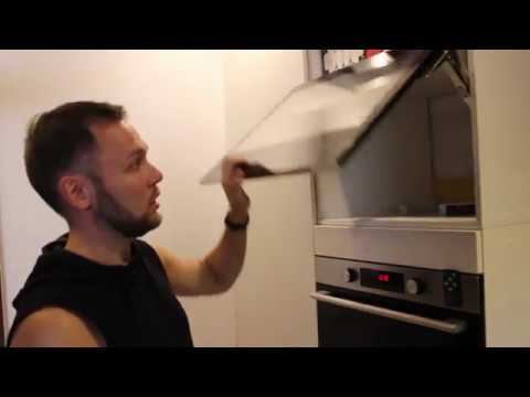 Самостоятельная установка телевизора для кухни AVS240K в шкаф. Установка телевизора вместо фасада. смотреть онлайн