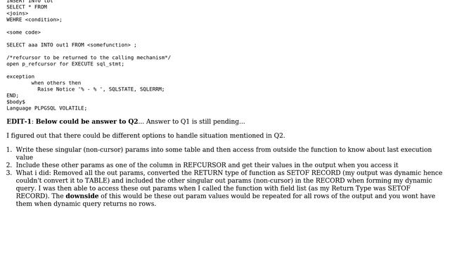 PostgreSQL:- How to continue execution even INSERT INTO SELECT FROM fails and how to work with... смотреть онлайн