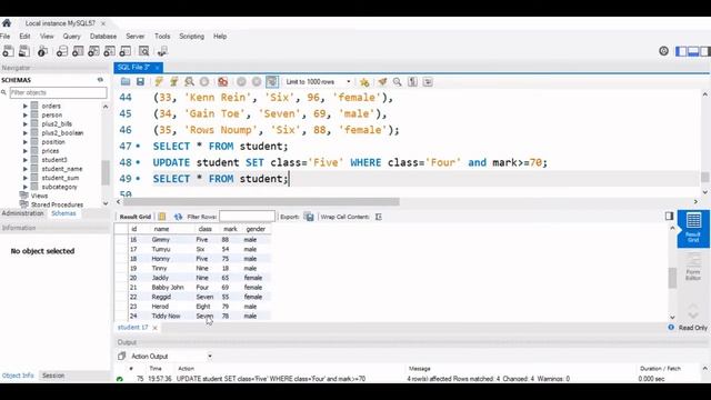 SQL UPDATE query to update columns with WHERE & AND conditions & with multiple columns data смотреть онлайн