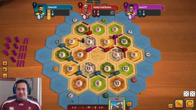 Settlers of Catan (Online) - First Stream Gameplay #1 смотреть онлайн