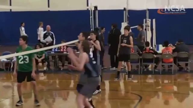 Zachary Marks, '20 - MB/OPP Jersey #9, #41 6'4" age 16 (Highlight video 18-19) смотреть онлайн