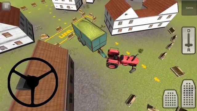 Classic Tractor 3D: Silage #5 Tractor trolley game,tractor transport and parking games смотреть онлайн