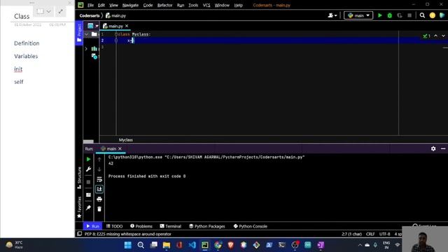 02. Understanding Python Classes | How To Create Class in Python | OOPs Concepts in Python смотреть онлайн