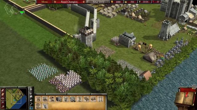 مسابقات آنلاین قلعه 2 | ملکه بازیگوش و شوالیه جنگجو | Stronghold 2 Online смотреть онлайн