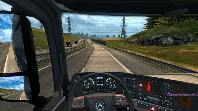 Euro Truck Simulator 2 - Mercedes Benz New Actros (v. 1.18) HD смотреть онлайн
