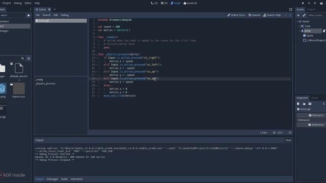 Godot game tutorial find object in radius (Part 1) смотреть онлайн