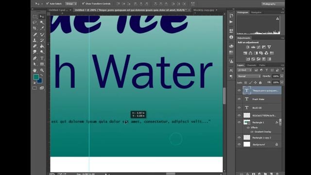 How to Create a Simple Label Design in Photoshop| Water Bottle Label Design In Photoshop Tutorial смотреть онлайн