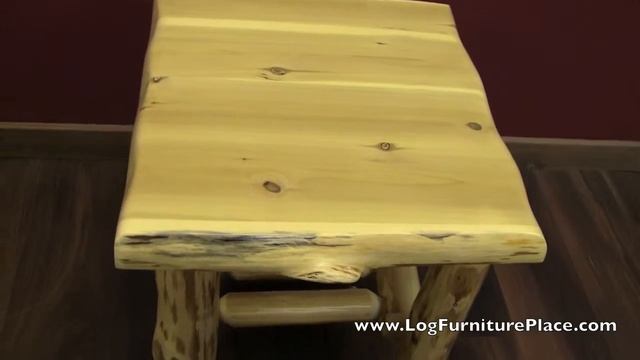 Cedar Lake Log End Table from LogFurniturePlace.com смотреть онлайн