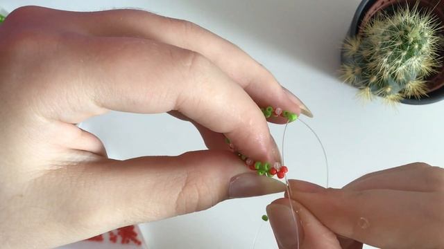 Tutorial for a beaded mushroom ring / Туториал на кольцо из бисера грибочки смотреть онлайн