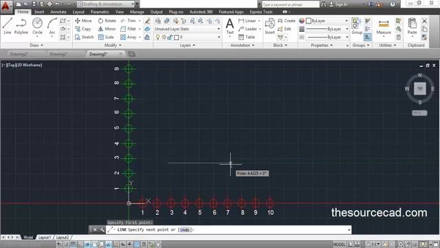Using co-ordiantes and entering dimensions in autocad смотреть онлайн