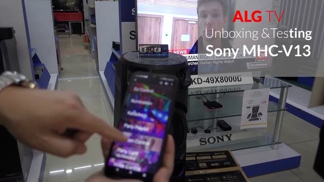Unboxing & Testing the Sony Home Audio System MHC-V13. смотреть онлайн