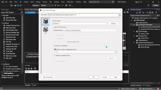 Adding SSIS Data Flow Task смотреть онлайн