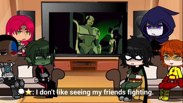 Teen Titans react to Robin (+ kid flash) 1/ REUPLOAD! смотреть онлайн