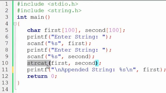 Append two strings смотреть онлайн