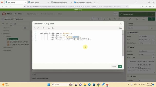 Download any Jasper report in Oracle APEX by one code using jasper server ( With English Subtitle) смотреть онлайн