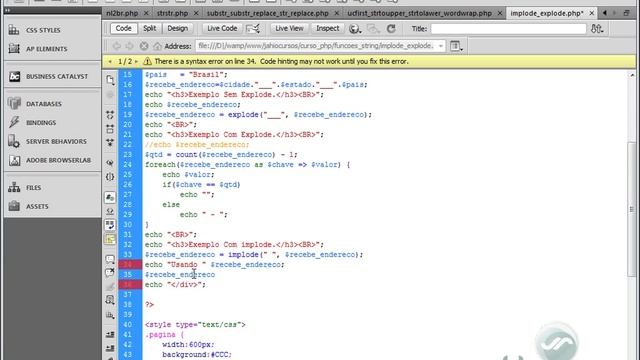 Curso PHP - 65 Funções strings implode explode parte2 смотреть онлайн