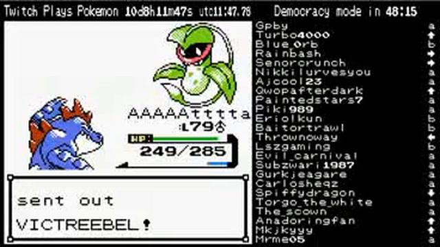 Twitch plays pokemon crystal twitch vs erika Kanto gym leader смотреть онлайн