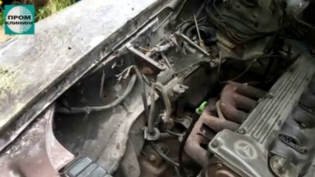 Мягкий бластинг - очистка Мерседес