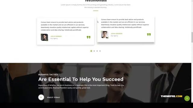 Consux - Business Consulting WordPress Theme coach consultant Kotani смотреть онлайн