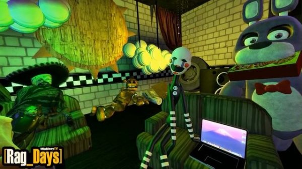 [16+][Rag_Days] #8 Куриные грудки (five nights at freddy's GMod rag days)