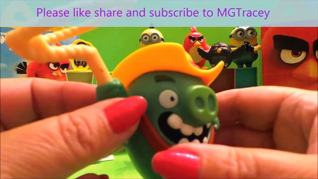 All 8 American McDonalds Happy Meal ANGRY BIRDS Toys 2016 смотреть онлайн