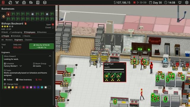 Starting A CHICKEN Shop In Definitely Not Fried Chicken !! [E6] смотреть онлайн