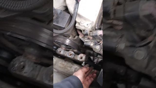 09 saturn vue serpentine belt change. смотреть онлайн