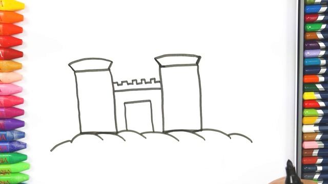 Как нарисовать пирамида с MiMi | Раскраски детей HD | Рисование и окраска смотреть онлайн