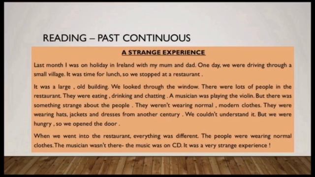 Secundaria-Low intermediate “PAST CONTINUOUS” (Parte 2) смотреть онлайн