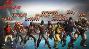 Dead Island: Riptide - Zombie Sounds [Commons & Specials]